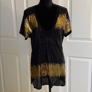 INC sequin top Size S